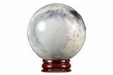 Polished Dendritic Agate Sphere - Madagascar #218921-1